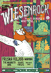 Wanda rockte das GLOBAL 2000 Wiesenrock Festival - 2000 Besucher beim grünsten Festival Tirols am 14.+15.08.2015